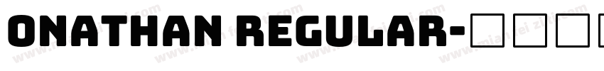 onathan Regular字体转换
